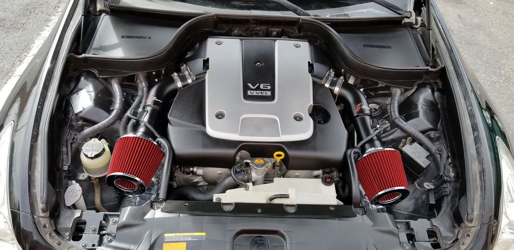 KYOSTAR Dual High Flow Cold Air Intake Kit for Infiniti G37 VQ37VHR 3.7L V6 2009-2014