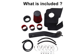 KYOSTAR 2014-2018 Chevy Silverado / GMC Sierra 1500 5.3L 6.2L V8 Performance Cold Air Intake System with High Efficiency Air Filters