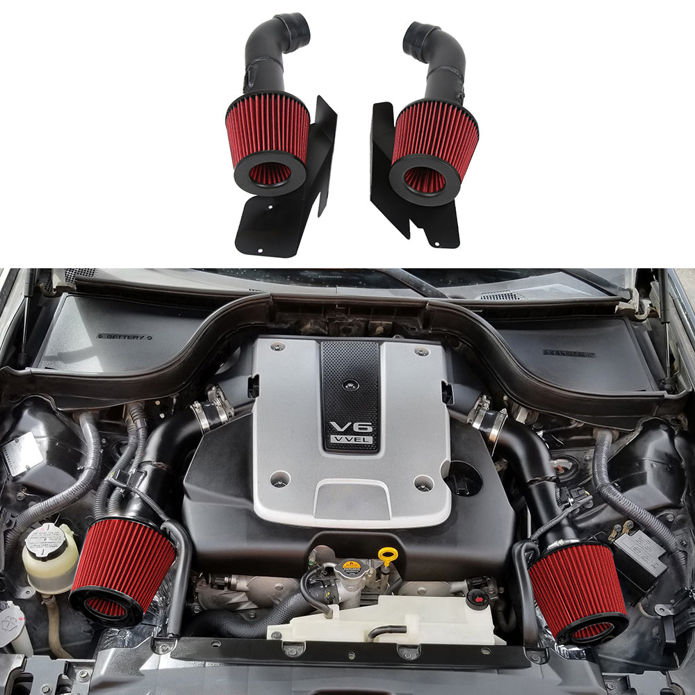 KYOSTAR Dual High Flow Cold Air Intake Kit for Infiniti G37 VQ37VHR 3.7L V6 2009-2014