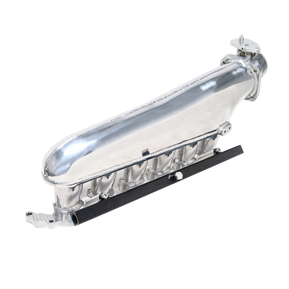 KYOSTAR TIG Welded 2JZ-GE Intake Manifold with Fuel Rail and 90mm Throttle Body for Toyota Lexus Non-Turbo