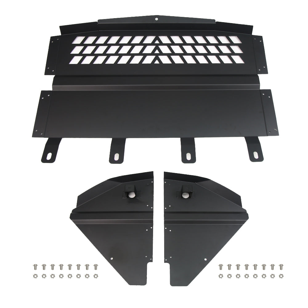 KYOSTAR Aluminum Oil Cooler Shield for Mercedes AMG C63 GLC63 W205 C205 X253 C253 3-Piece