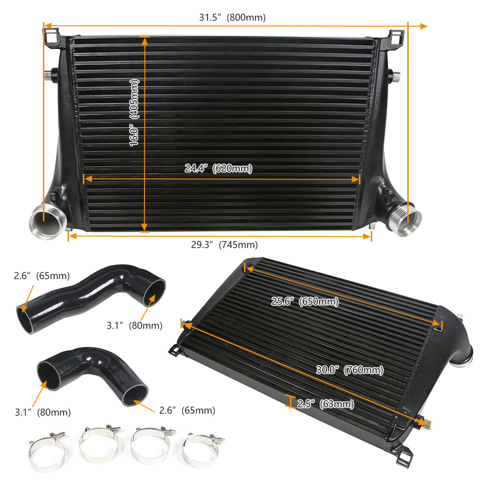 KYOSTAR Bar & Plate Intercooler Kit for VW Golf MK8 GTI R Audi A3 S3 8Y EA888.4 2.0T
