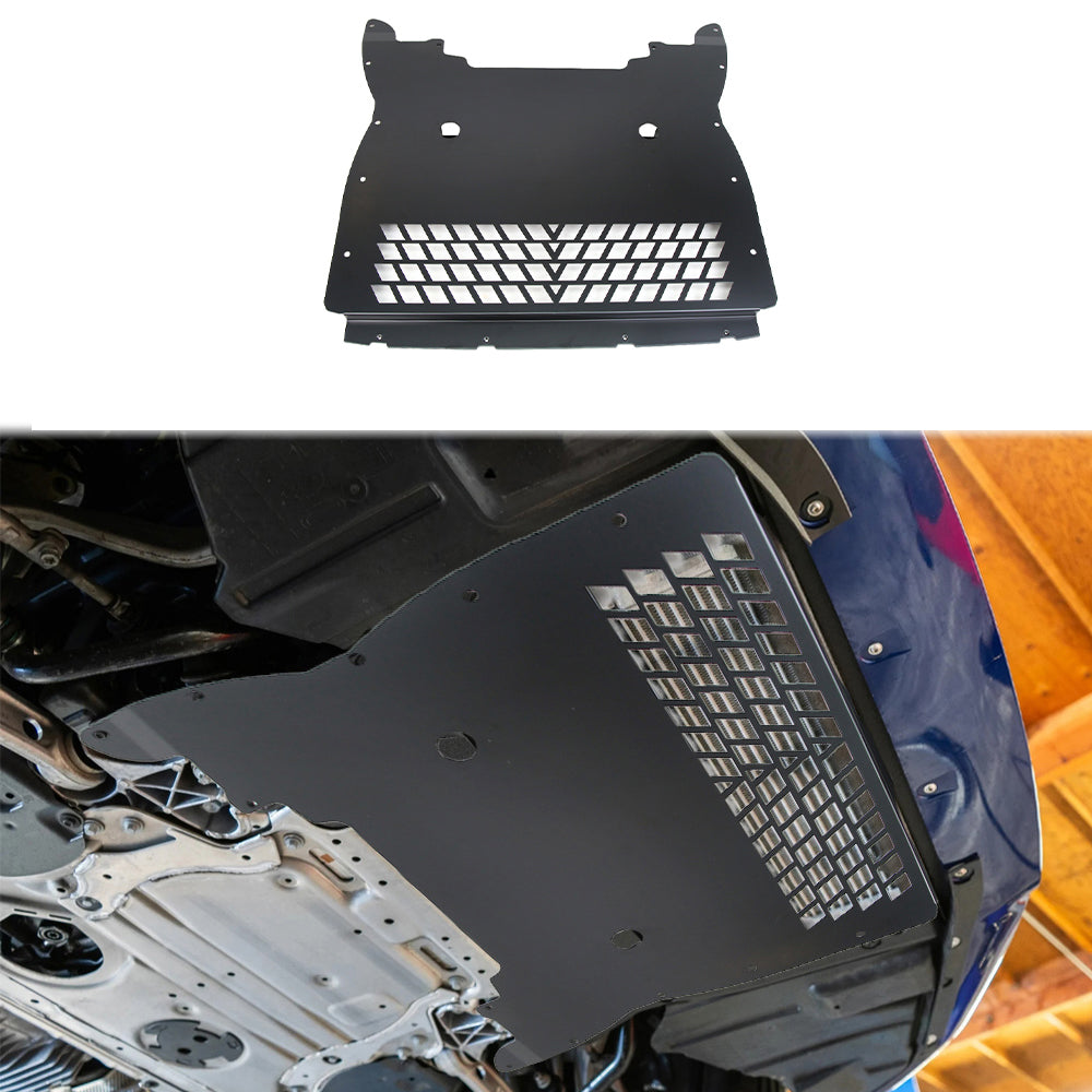KYOSTAR Aluminum Oil Cooler Shield Skid Plate for 2018-2023 BMW F90 M5