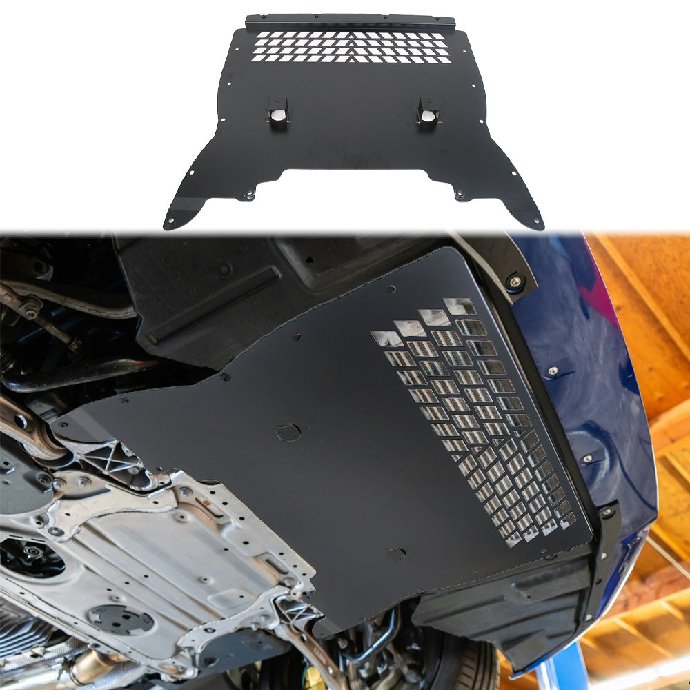 KYOSTAR Aluminum Oil Cooler Shield Skid Plate for 2018-2023 BMW F90 M5