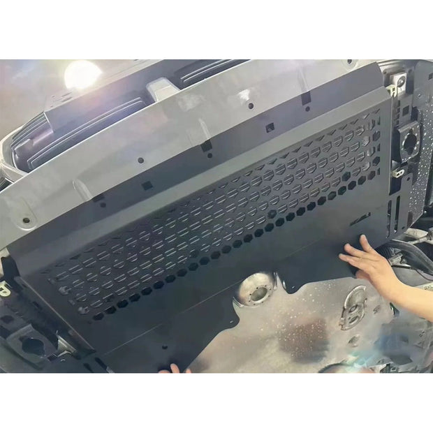 For BMW G80 M3 G82 G83 M4 Magnesium Aluminum Alloy Oil Cooler Skid Plate Car Engine Lower Guard Plate