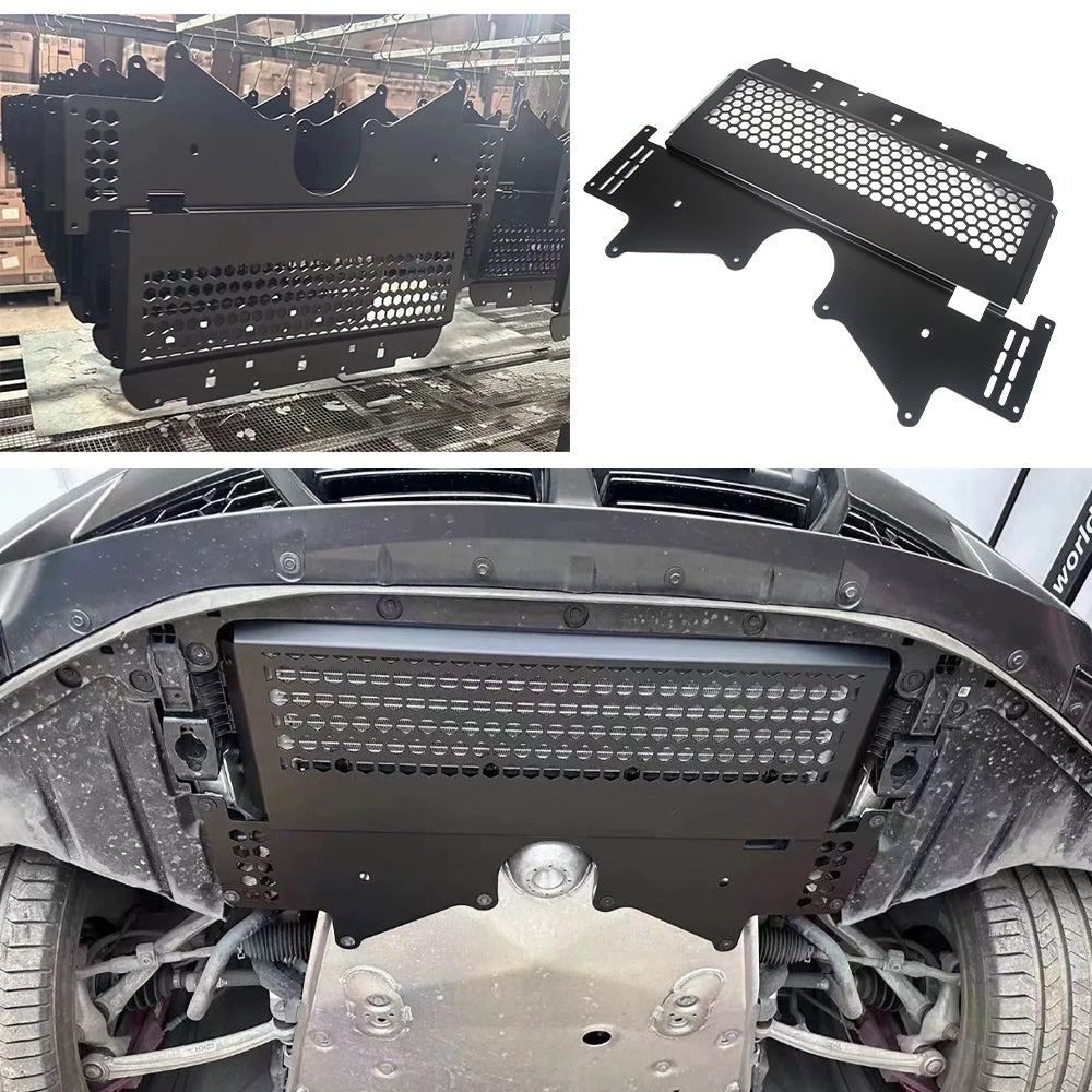 For BMW G80 M3 G82 G83 M4 Magnesium Aluminum Alloy Oil Cooler Skid Plate Car Engine Lower Guard Plate