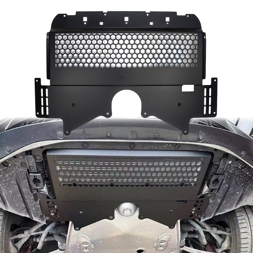 For BMW G80 M3 G82 G83 M4 Magnesium Aluminum Alloy Oil Cooler Skid Plate Car Engine Lower Guard Plate