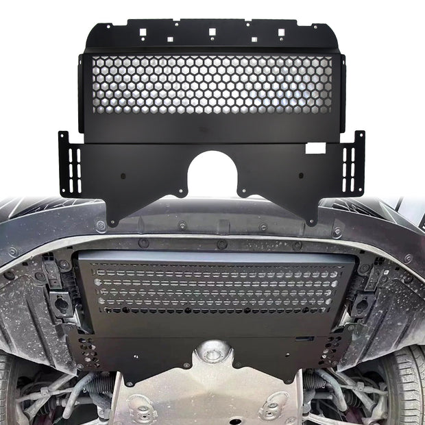 For BMW G80 M3 G82 G83 M4 Magnesium Aluminum Alloy Oil Cooler Skid Plate Car Engine Lower Guard Plate