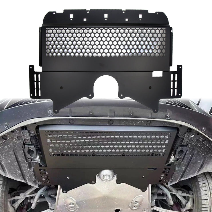For BMW G80 M3 G82 G83 M4 Magnesium Aluminum Alloy Oil Cooler Skid Plate Car Engine Lower Guard Plate