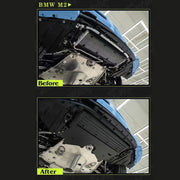 For BMW G80 M3 G82 G83 M4 Magnesium Aluminum Alloy Oil Cooler Skid Plate Car Engine Lower Guard Plate