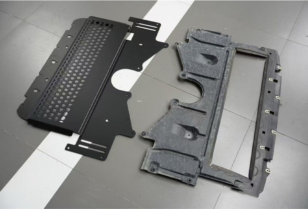 For BMW G80 M3 G82 G83 M4 Magnesium Aluminum Alloy Oil Cooler Skid Plate Car Engine Lower Guard Plate