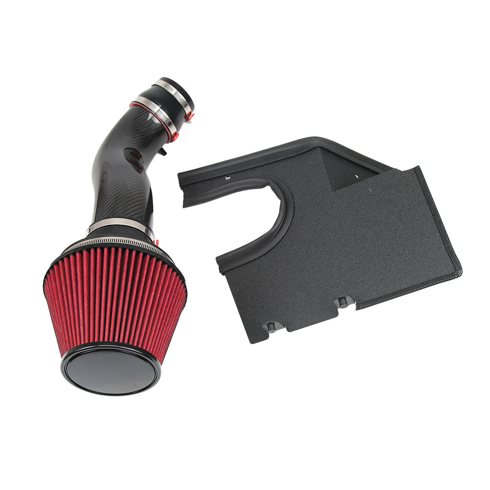 KYOSTAR Carbon Fiber Cold Air Intake System for 2009-2017 Audi B8 B8.5 S4 S5 Q5 SQ5 EA837 3.0T 3.2L V6 Performance Intake Kit