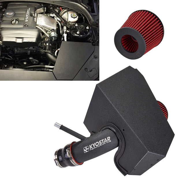 KYOSTAR 3'' Cold Air Intake System for Cadillac ATS 2.0L Turbo with Custom Logo