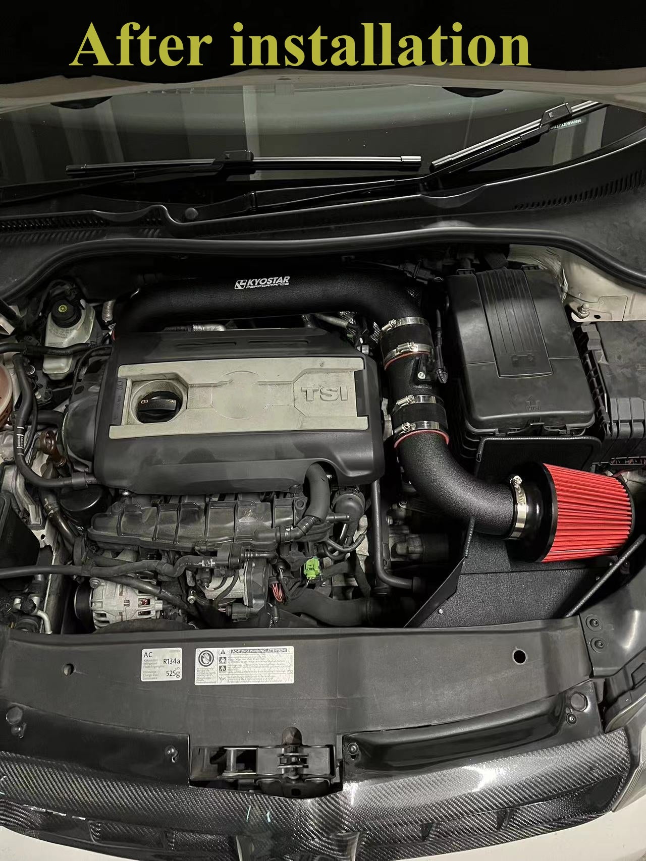 KYOSTAR Cold Air Intake System for VW GTI Jetta GLI Beetle Passat CC Eos Audi A3 EA888 1.8T 2.0T