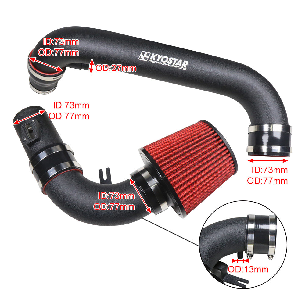 KYOSTAR Cold Air Intake System for VW GTI Jetta GLI Beetle Passat CC Eos Audi A3 EA888 1.8T 2.0T