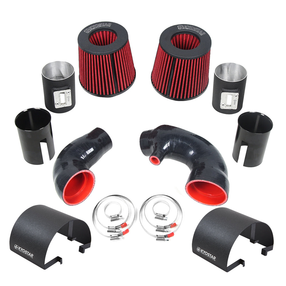 KYOSTAR 2016+ Infiniti Q50 Q60 VR30DDTT 3.0L Twin Turbo Aluminum Cold Air Intake Kit with Heat Shield