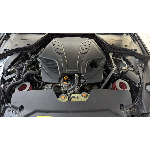 KYOSTAR 2016+ Infiniti Q50 Q60 VR30DDTT 3.0L Twin Turbo Aluminum Cold Air Intake Kit with Heat Shield