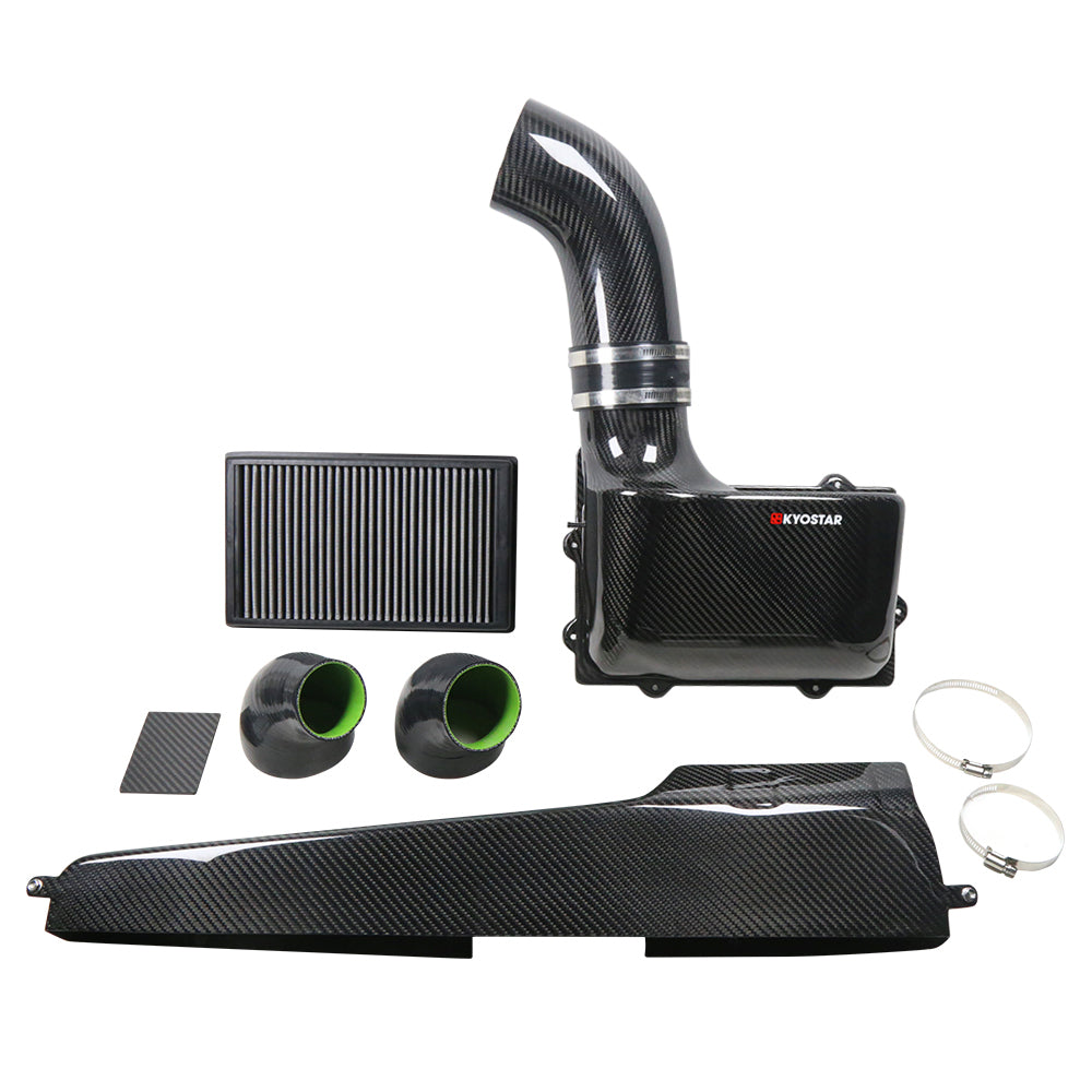 KYOSTAR 2013–2020 VW Golf MK7 R GTI / Audi S3 8V Carbon Fiber Cold Air Intake System – Aluminum Pipe