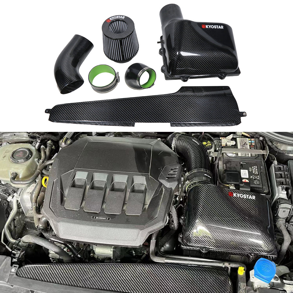 KYOSTAR Carbon Fiber Cold Air Intake for 2008-2009 VW Golf GTI MK5 2009-2013 Golf R 2.0T EA113