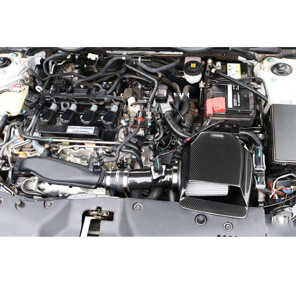 KYOSTAR 2016–2021 Honda Civic 10th Gen 1.5T Carbon Fiber High-Flow Cold Air Intake System