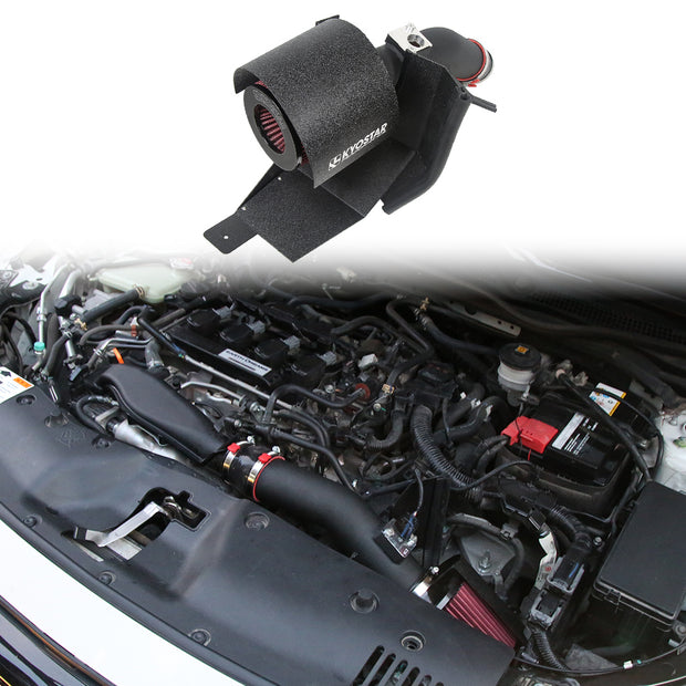 KYOSTAR 2016-2021 Honda Civic 10th Gen 1.5L I4 Turbo High Performance Cold Air Intake with Air Filters