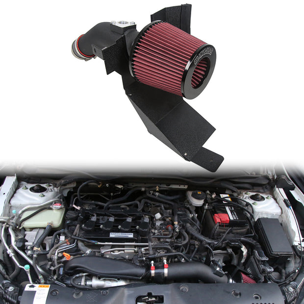 KYOSTAR 2016-2021 Honda Civic 10th Gen 1.5L I4 Turbo High Performance Cold Air Intake with Air Filters