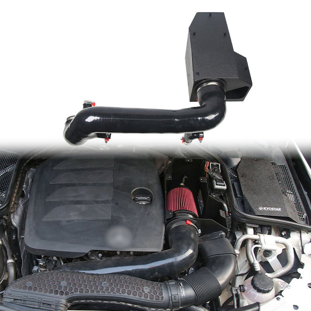 KYOSTAR Cold Air Intake Kit Pipe with Air Filter for 2018-2021 Mercedes-Benz W205 M264 C180/C200/C300 and GLC300