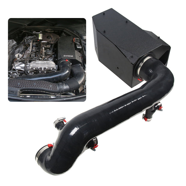 KYOSTAR Cold Air Intake Kit Pipe with Air Filter for 2018-2021 Mercedes-Benz W205 M264 C180/C200/C300 and GLC300