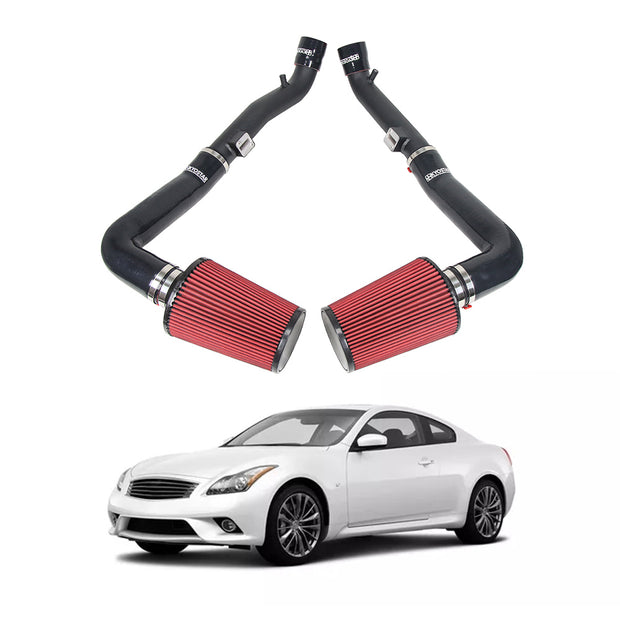 KYOSTAR Nissan 370Z / Infiniti G37 Q50 VQ35HR V6 Front Mount High-Performance Cold Air Intake Kit with High-Flow Air Filters