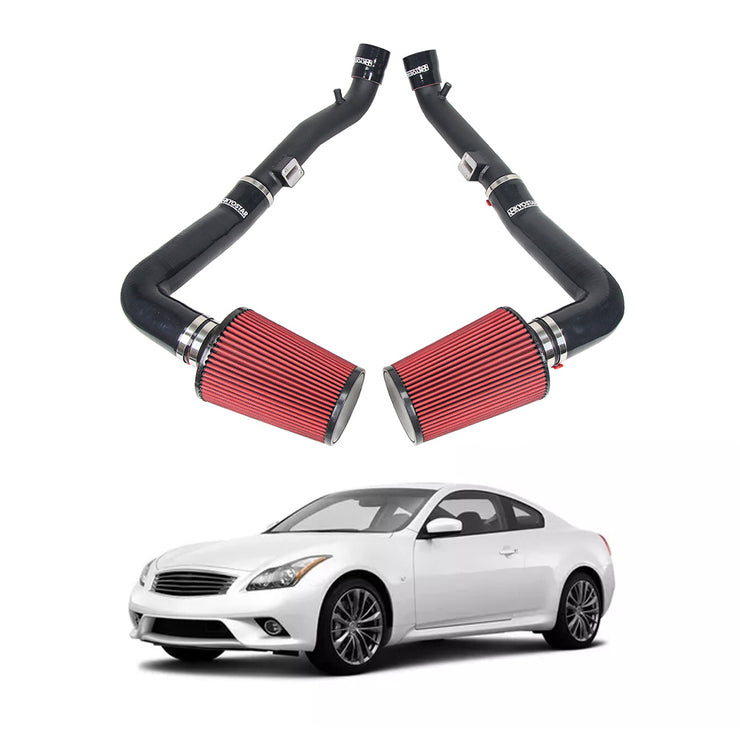 KYOSTAR Nissan 370Z / Infiniti G37 Q50 VQ35HR V6 Front Mount High-Performance Cold Air Intake Kit with High-Flow Air Filters