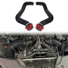 Load image into Gallery viewer, KYOSTAR 2018+ BMW M5 M8 G90 F90 F91 F92 F93 M550i M850i G15 G30 S63R S63TU4 N63 Silicone Front Mount Cold Air Intake Kit