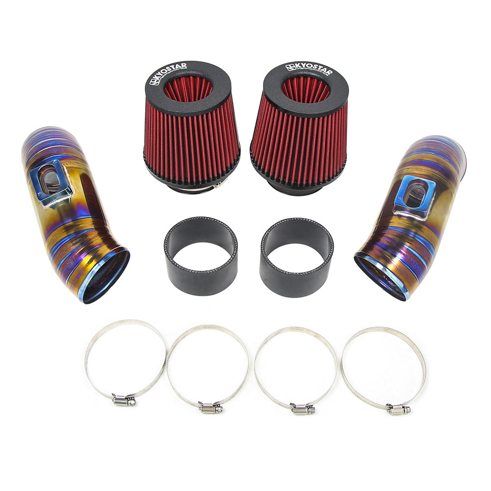 KYOSTAR Front Mount Cold Air Intake System for 2012-2017 BMW F10 M5 F12 F13 M6 S63 4.4T V8