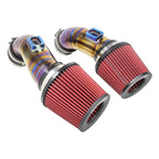 KYOSTAR Front Mount Cold Air Intake System for 2012-2017 BMW F10 M5 F12 F13 M6 S63 4.4T V8