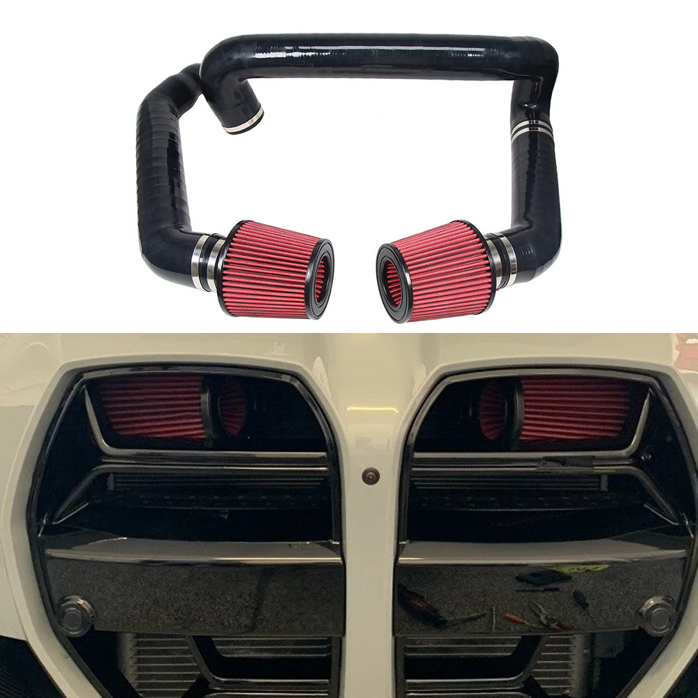 KYOSTAR Silicone Front Mount Cold Air Intake Kit for 2021+ BMW G80 G81 G82 G83 M3 M4 & 2023+ G87 M2 S58 3.0T