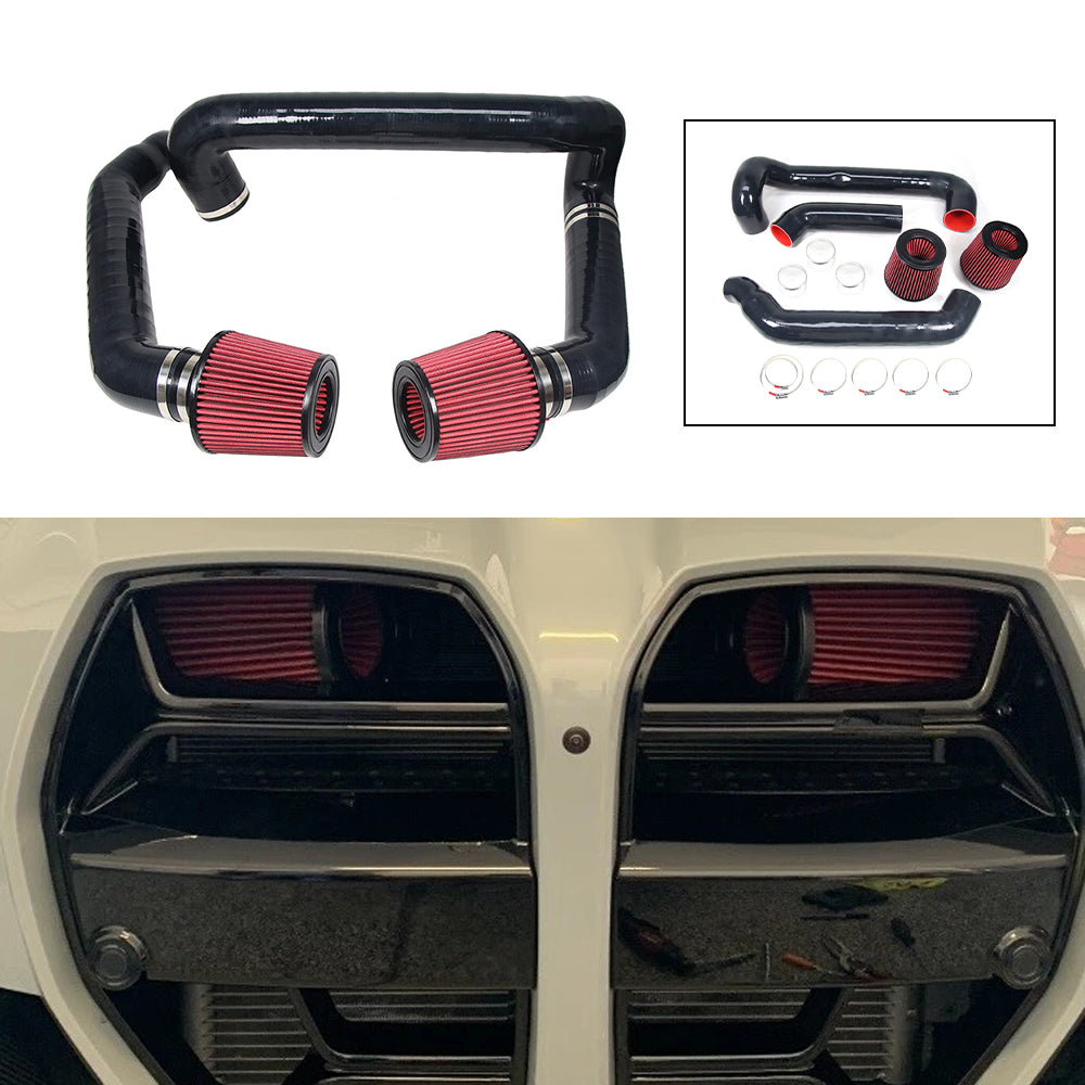 KYOSTAR Silicone Front Mount Cold Air Intake Kit for 2021+ BMW G80 G81 G82 G83 M3 M4 & 2023+ G87 M2 S58 3.0T