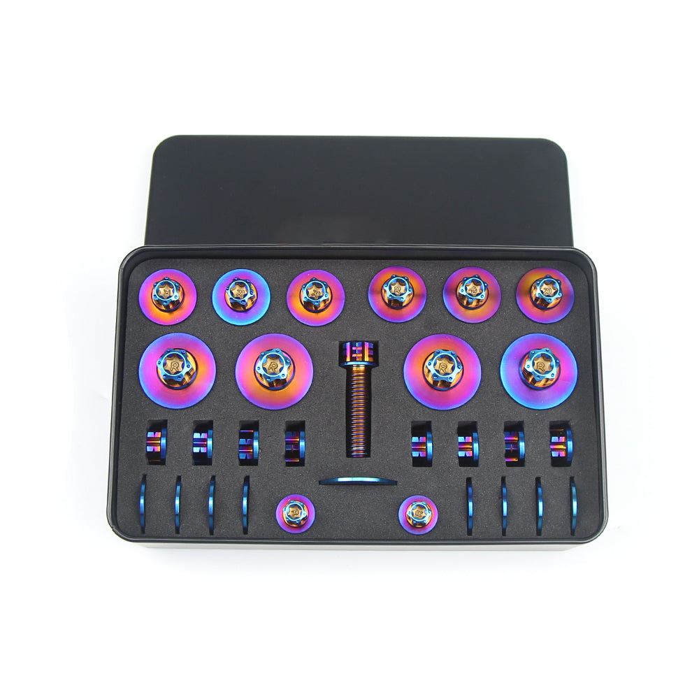 KYOSTAR Titanium Engine Bay Fastener Kit for 2021+ BMW G80 G82 G83 M3 M4 2022+ G81 M3 2023+ G87 M2 S58 3.0T