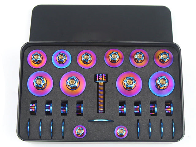 KYOSTAR Titanium Engine Bay Fastener Kit for 2021+ BMW G80 G82 G83 M3 M4 2022+ G81 M3 2023+ G87 M2 S58 3.0T