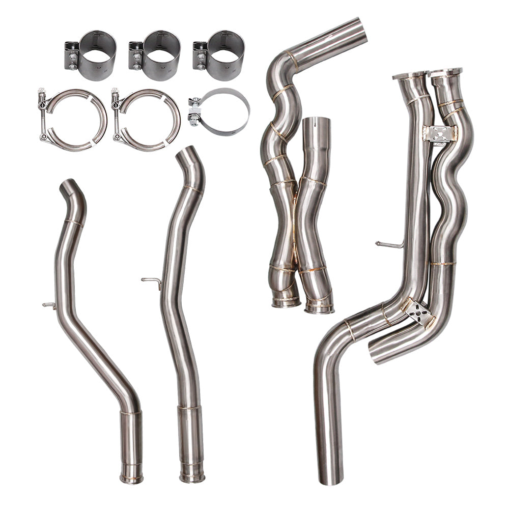 KYOSTAR Resonated Equal Length MidPipe for 2014-2020 BMW F80 M3 F82 F83 M4 S55 3.0T