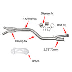 KYOSTAR Single Midpipe Exhaust for 2021+ BMW G80 M3 G82 G83 M4 2022+ G81 M3 S58 3.0T