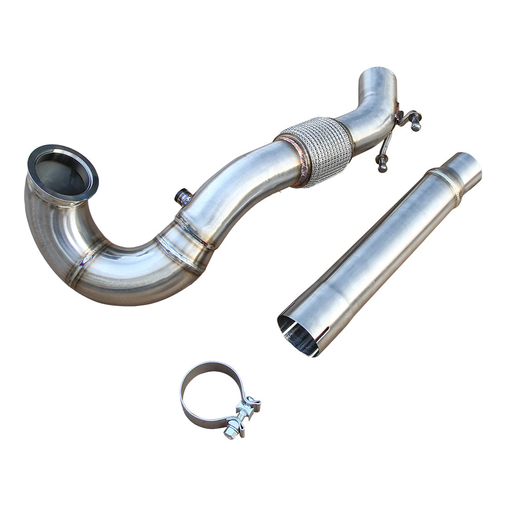 KYOSTAR 3.5" 304 Stainless Steel Downpipe for VW Golf GTI MK7 MK7.5 2.0T EA888