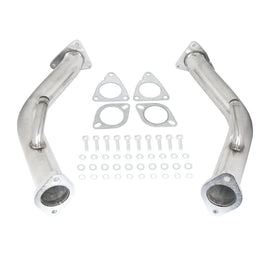 Kyostar 304 Stainless Steels 2.5'' Downpipe Exhaust For Nissan 370z Infiniti G37 Q50 Q60 3.7L 2009-2017