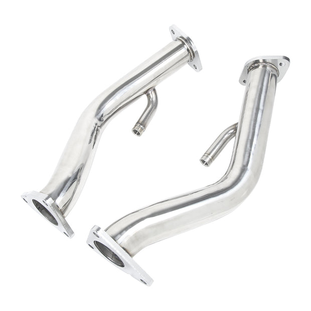 Kyostar 304 Stainless Steels 2.5'' Downpipe Exhaust For Nissan 370z Infiniti G37 Q50 Q60 3.7L 2009-2017