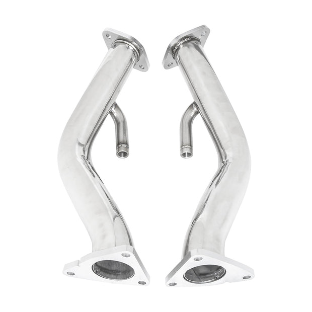 Kyostar 304 Stainless Steels 2.5'' Downpipe Exhaust For Nissan 370z Infiniti G37 Q50 Q60 3.7L 2009-2017