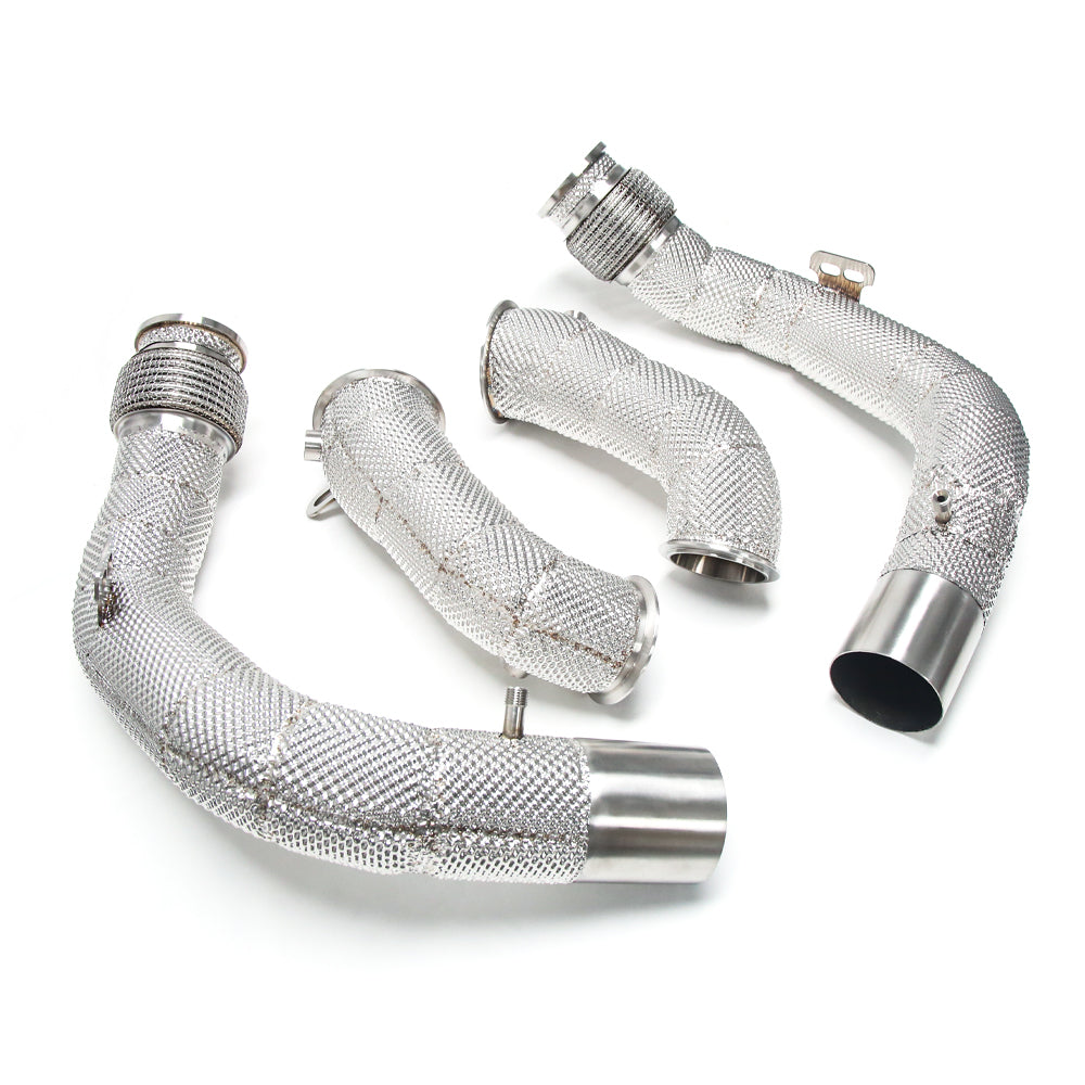KYOSTAR Exhaust Downpipe for 2018-2023 BMW F90 M5 F91 F92 F93 M8 S63 4.4T V8