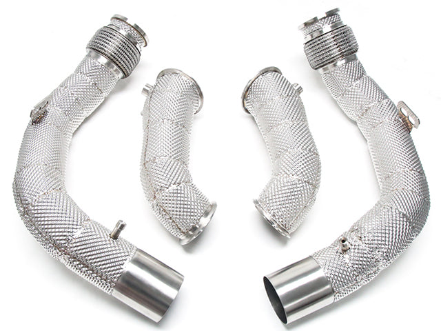KYOSTAR Exhaust Downpipe for 2018-2023 BMW F90 M5 F91 F92 F93 M8 S63 4.4T V8