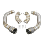 KYOSTAR 304 Stainless Steel Racing Downpipe for BMW F90 M5 F91 F92 F93 M8 S63 4.4T V8