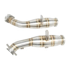 KYOSTAR Catless Downpipes for 2015+ Mercedes-Benz C400 C450 C43 AMG X253 GLC43 W212 E43 E400 M276 3.0T