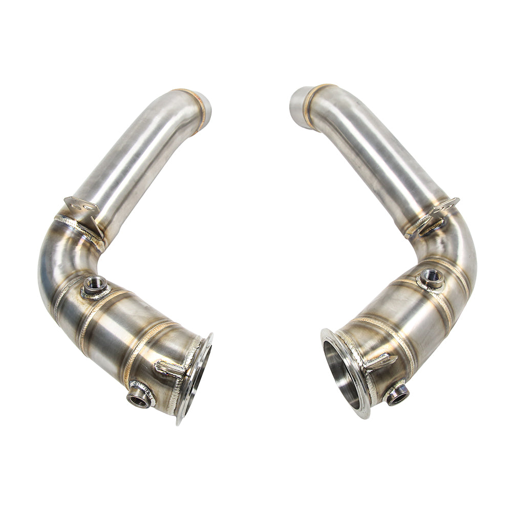 KYOSTAR Catless Downpipe for 2011-2017 BMW F10 M5 2012-2018 F12 F13 F06 M6 S63 4.4T V8