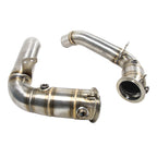 KYOSTAR Catless Downpipe for 2011-2017 BMW F10 M5 2012-2018 F12 F13 F06 M6 S63 4.4T V8