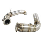 KYOSTAR Catless Downpipe for 2011-2017 BMW F10 M5 2012-2018 F12 F13 F06 M6 S63 4.4T V8